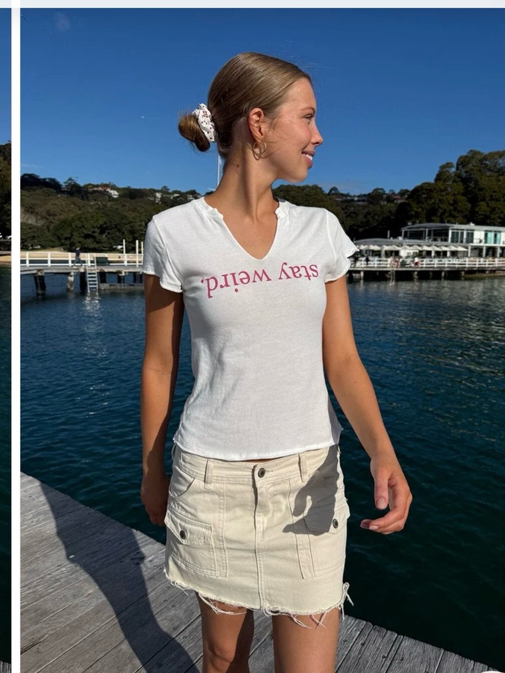 Brandy Melville Stay Weird Tee